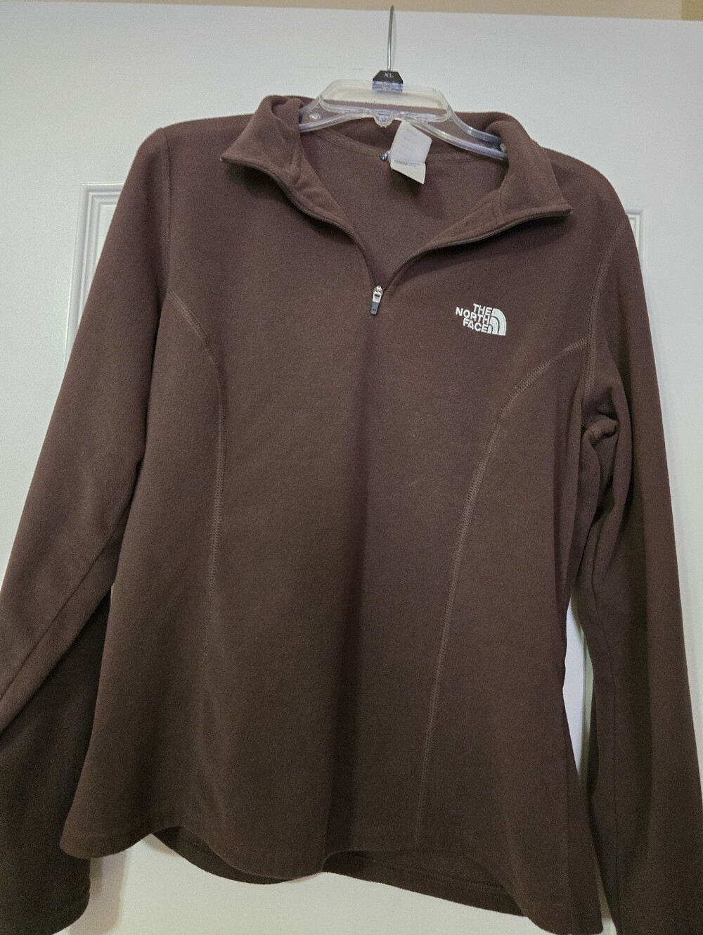 The North Face Women's Brown Half-Zip Fleece Pullover